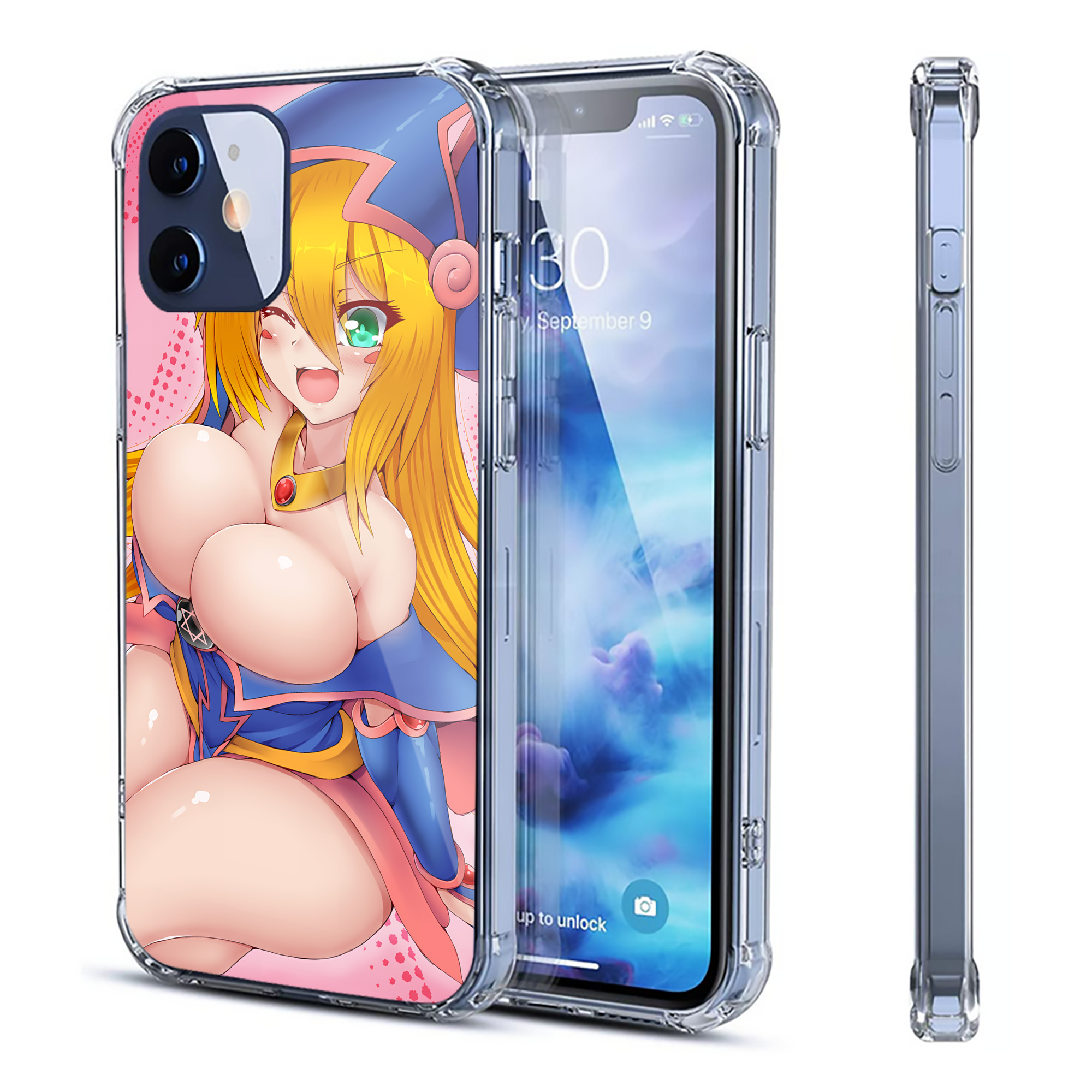 （画像用） 遊☆戯☆王 Yu-Gi-Oh! 【iPhone 12シリーズ対応】透明スマホケース（クリアソフトケース）